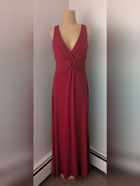 Laundry By Shelli Segal Elegant Red Maxi Dress